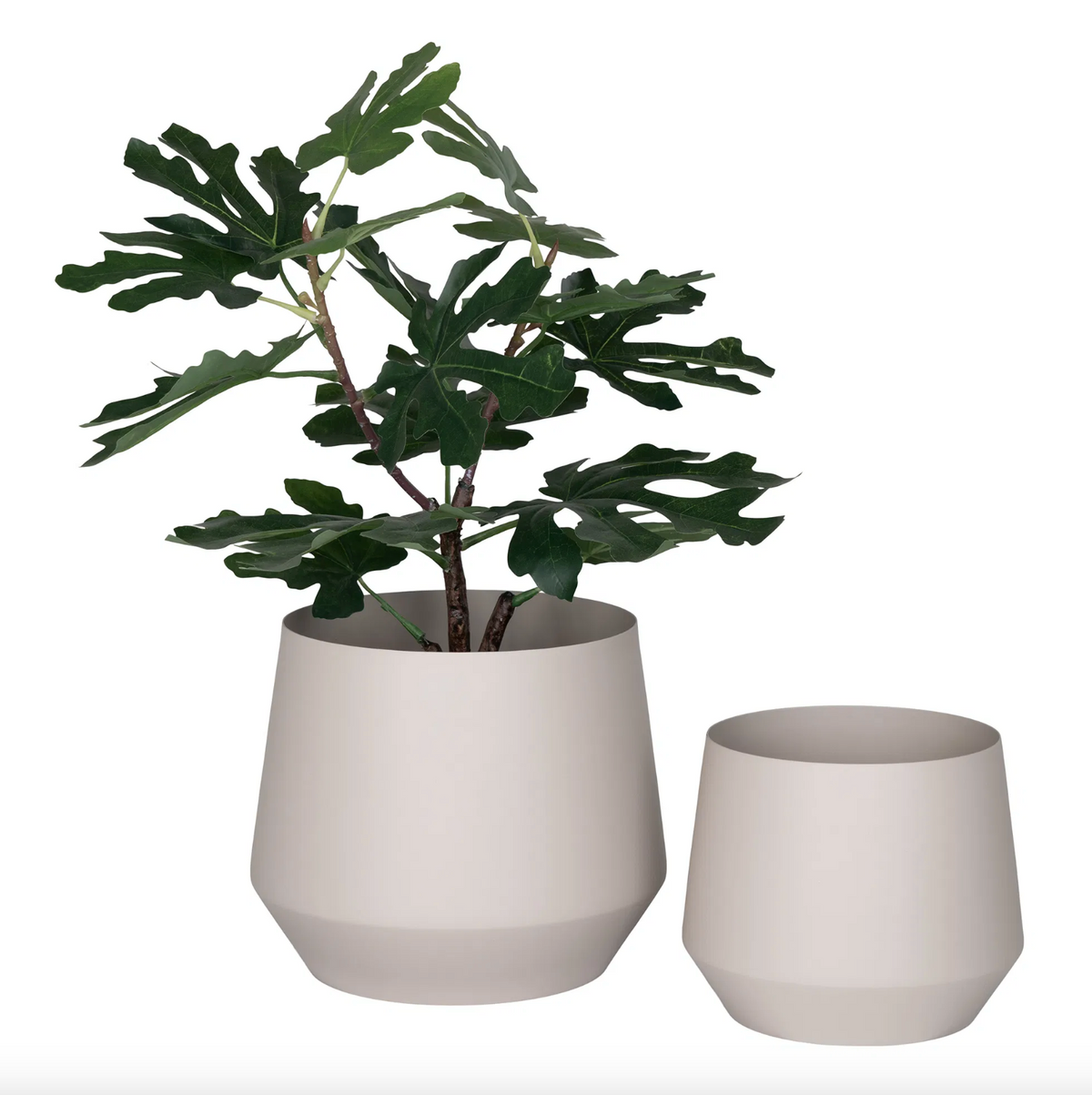 Cache-pot sable – Lot de 2 pièces