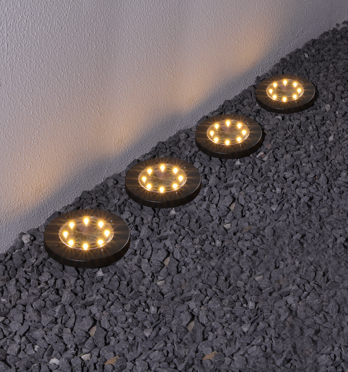 Solar spot - 4 pcs. Noir mat