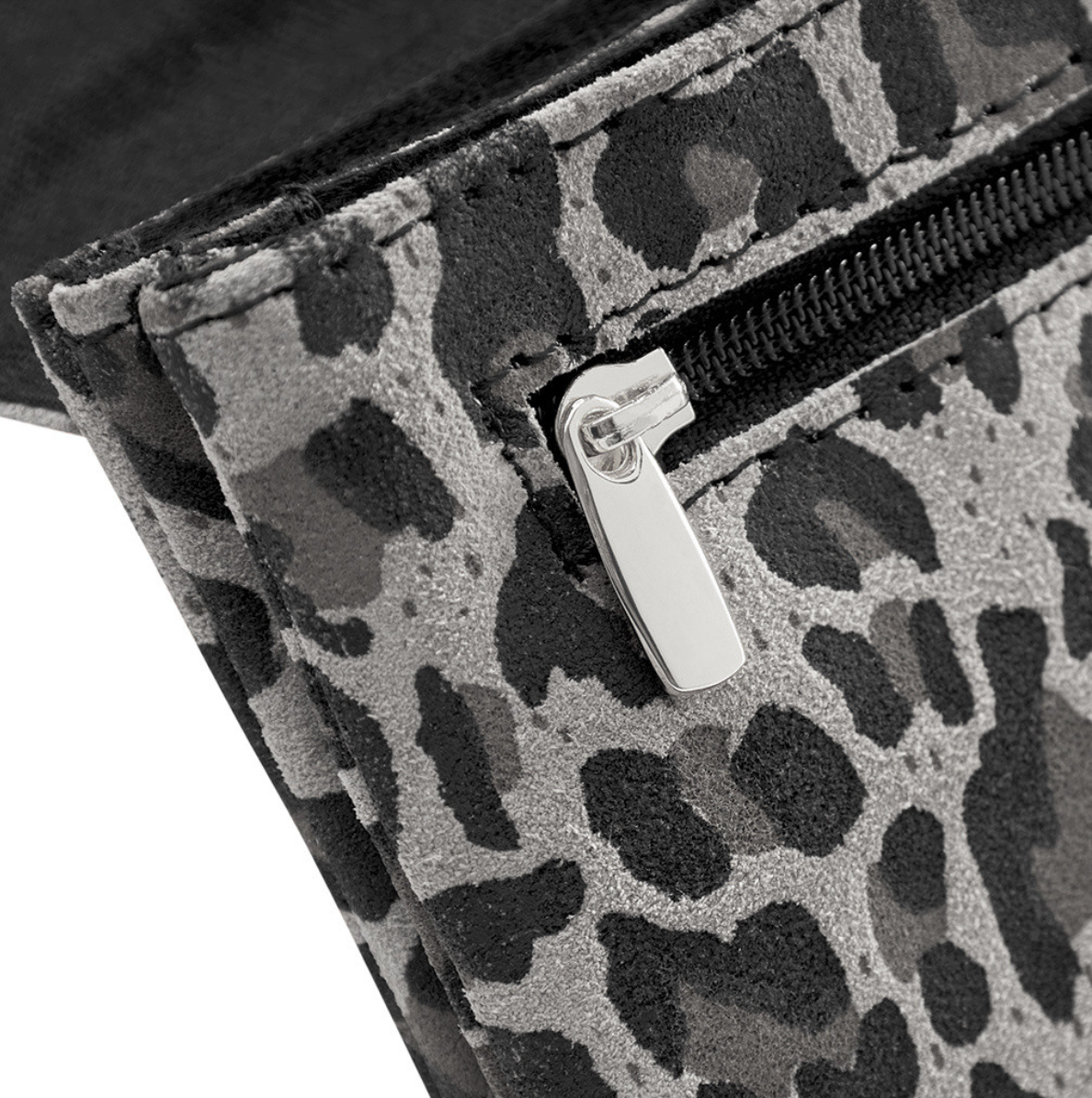 Portefeuille Aura Leopard Grey
