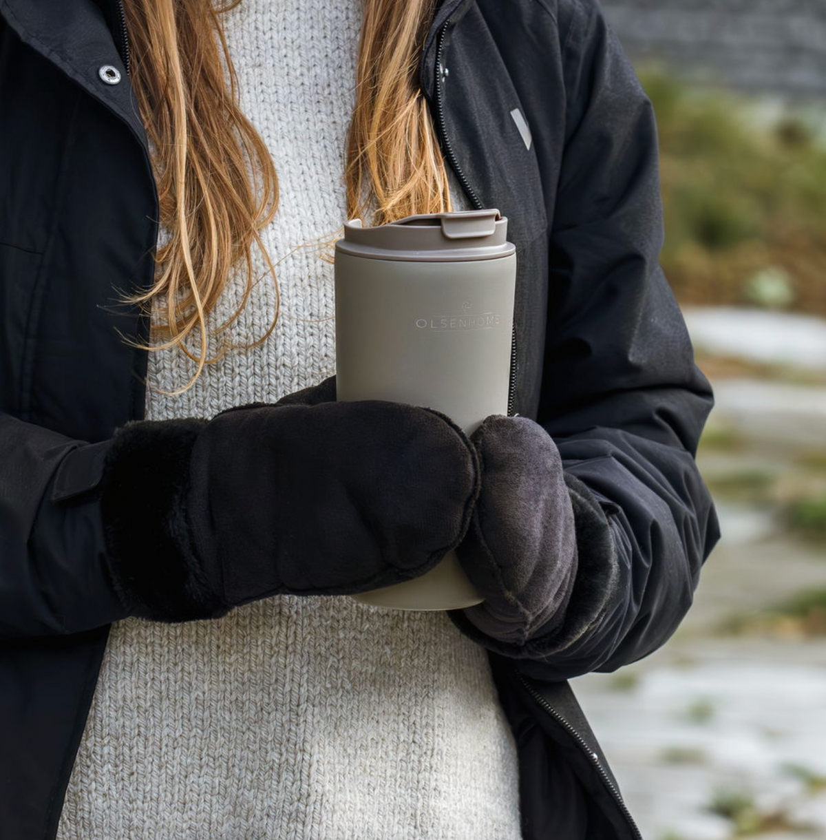 Tasse isotherme marron - 600 ml.