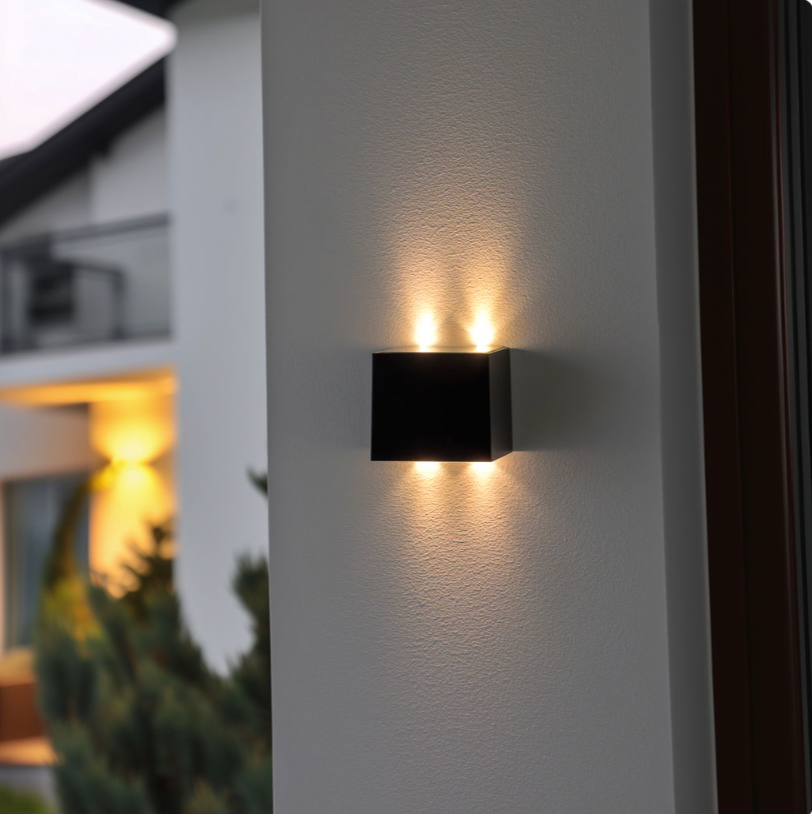 Lampe solaire Cube up and down - 2 pcs