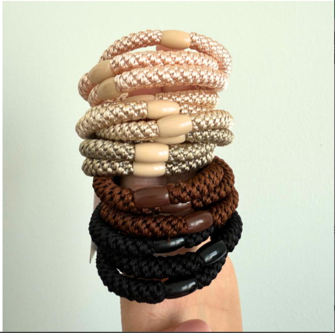 Élastiques à cheveux mix de couleurs - lot de 15