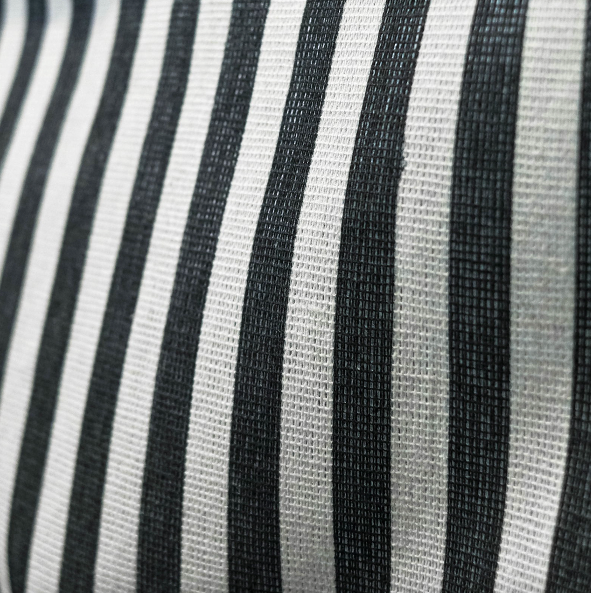 Panier à linge en toile rayé