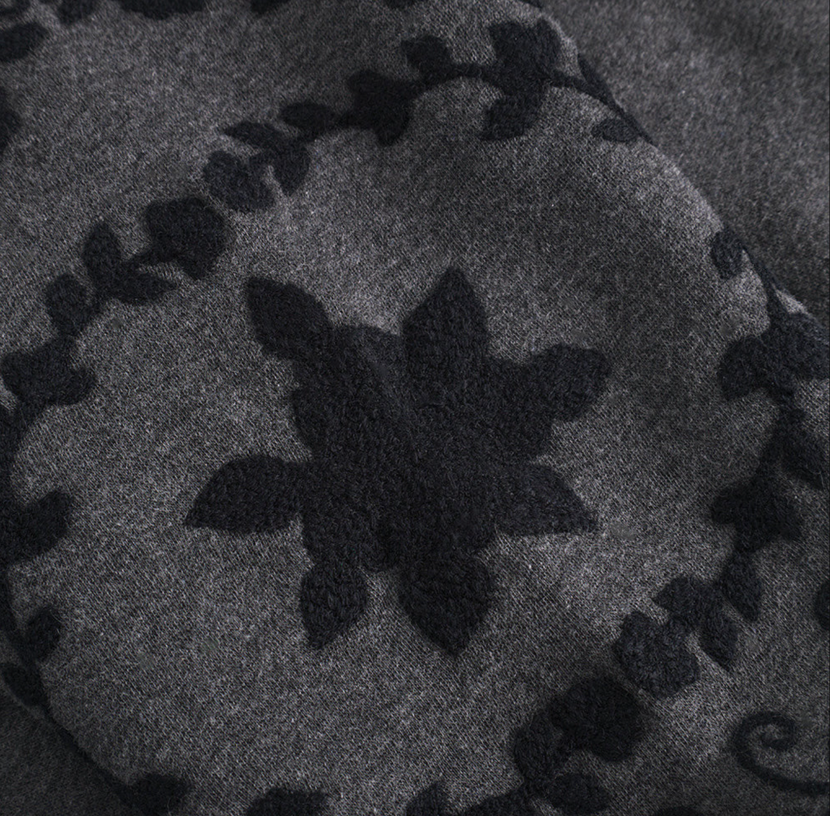 Sweatshirt avec broderie - Grey oversize