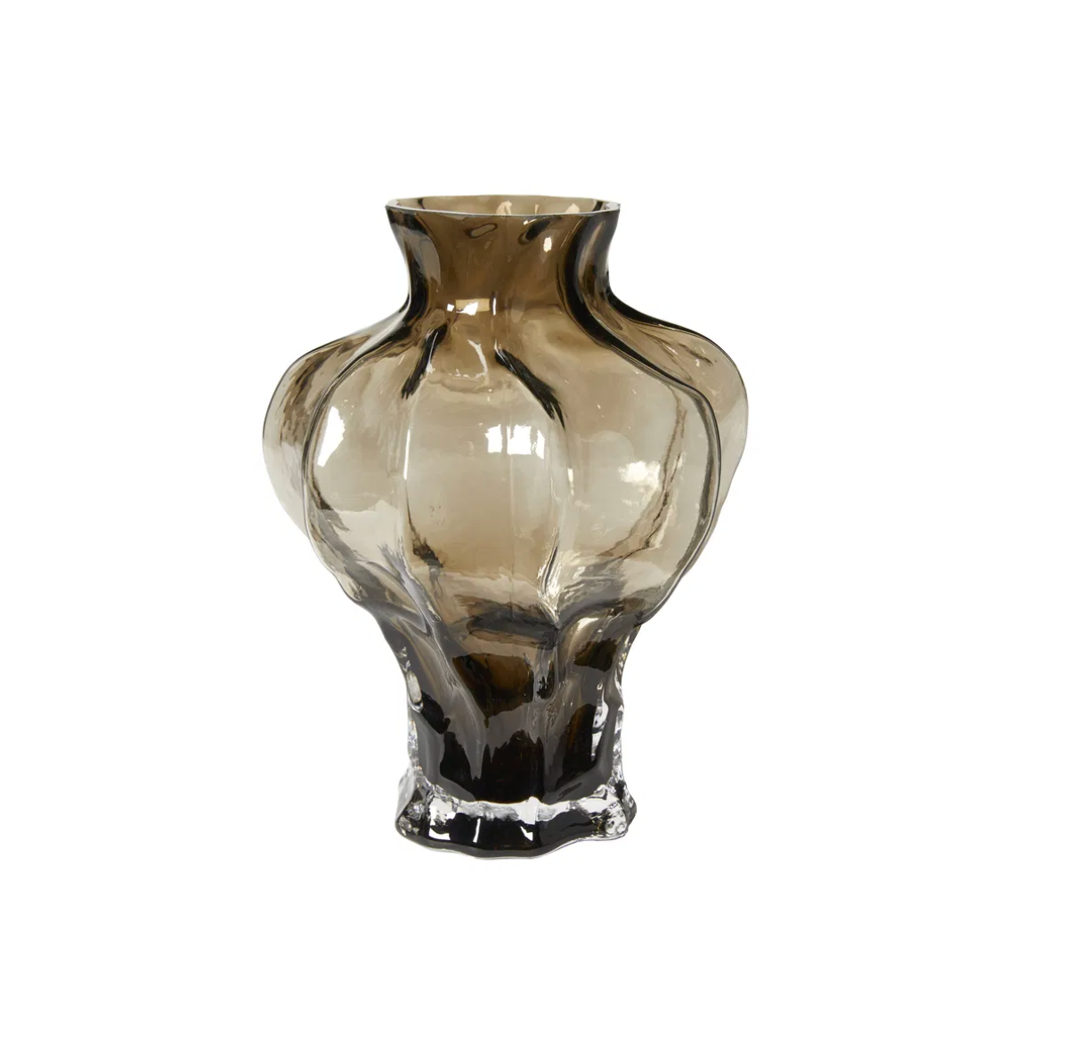 Vase Thelma brun - Soufflé à la bouche