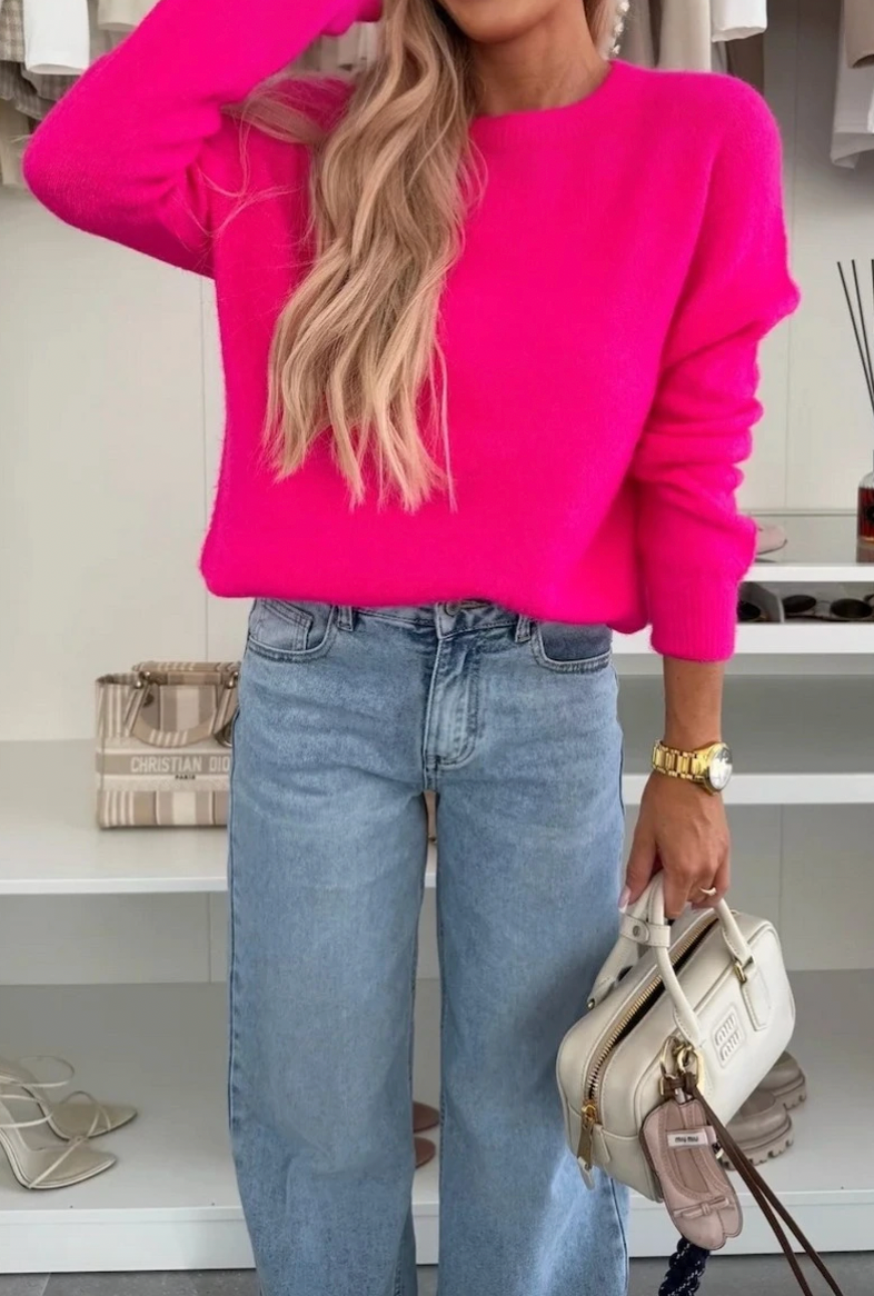 Pull en maille - Rose