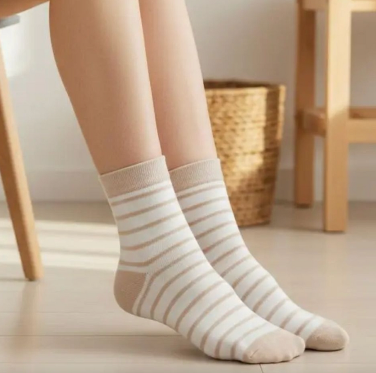 Chaussettes Marta taupe - T. 37-41
