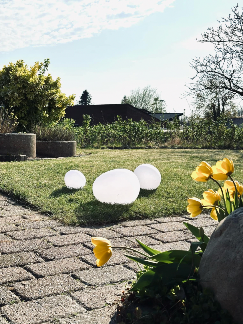 Boule lumineuse Stone - Set de 3 pièces