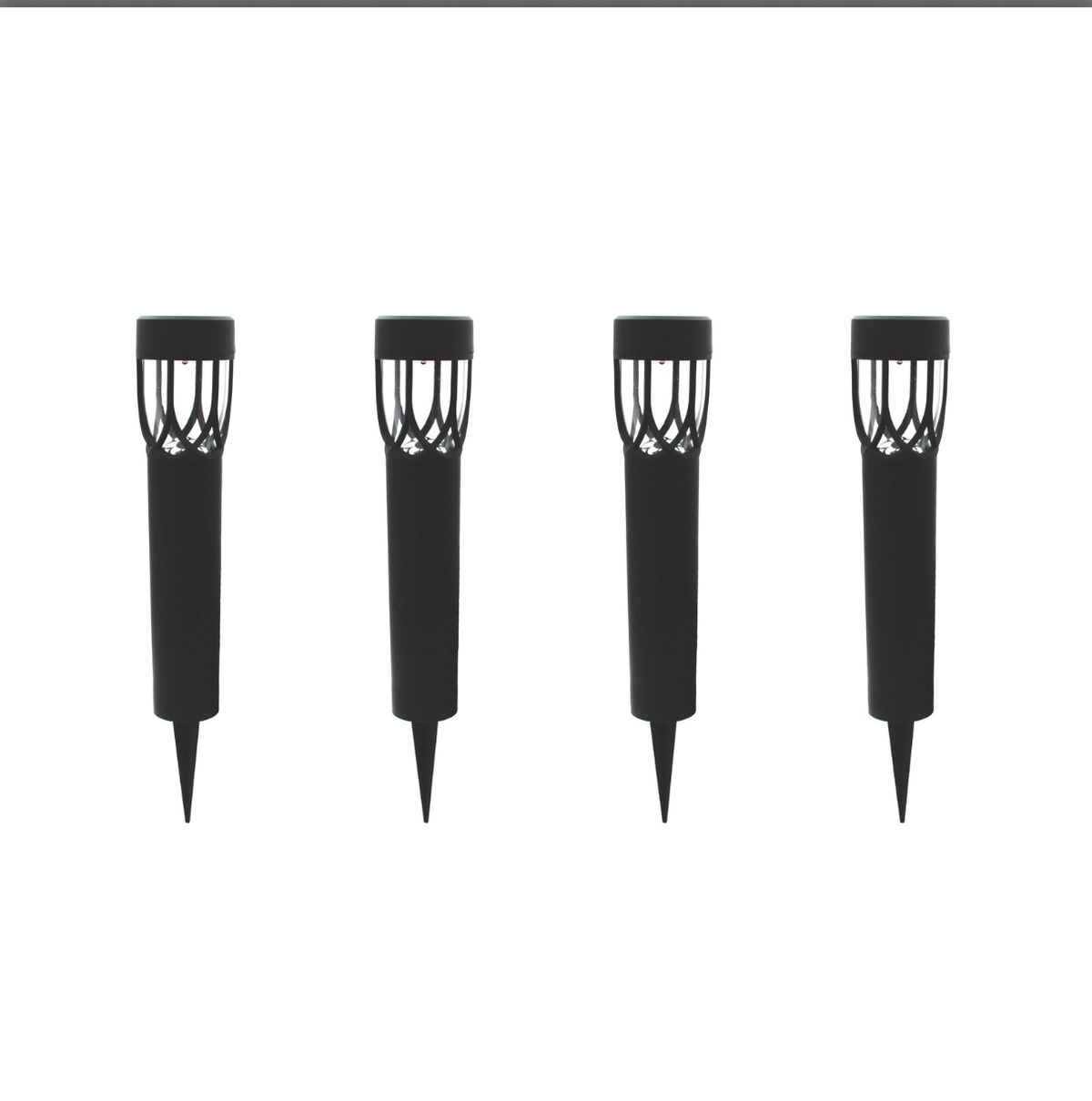 Lampe de jardin solaire Soline - lot de 4