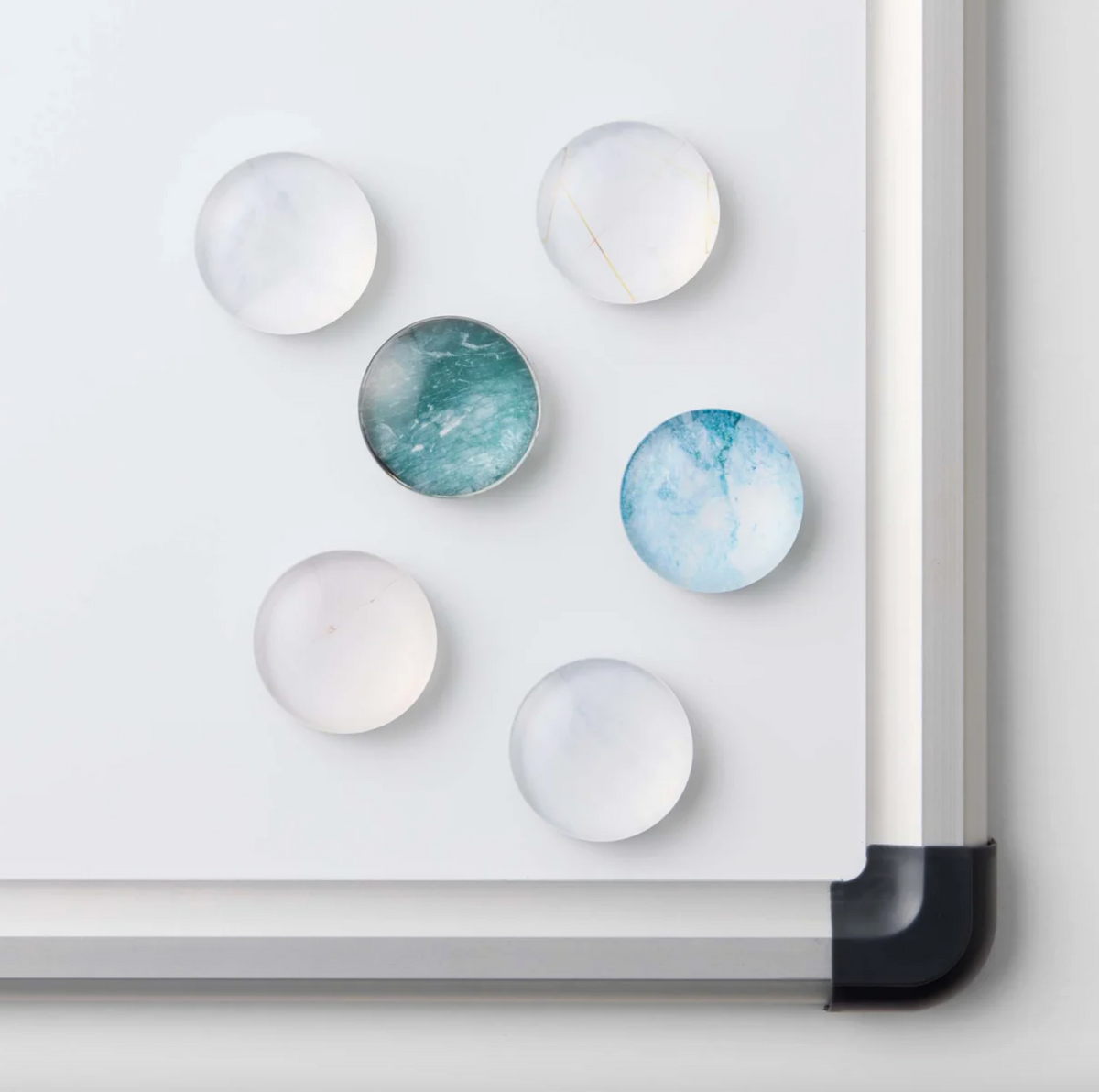 Aimants pour tableaux blancs en verre - 6 pièces