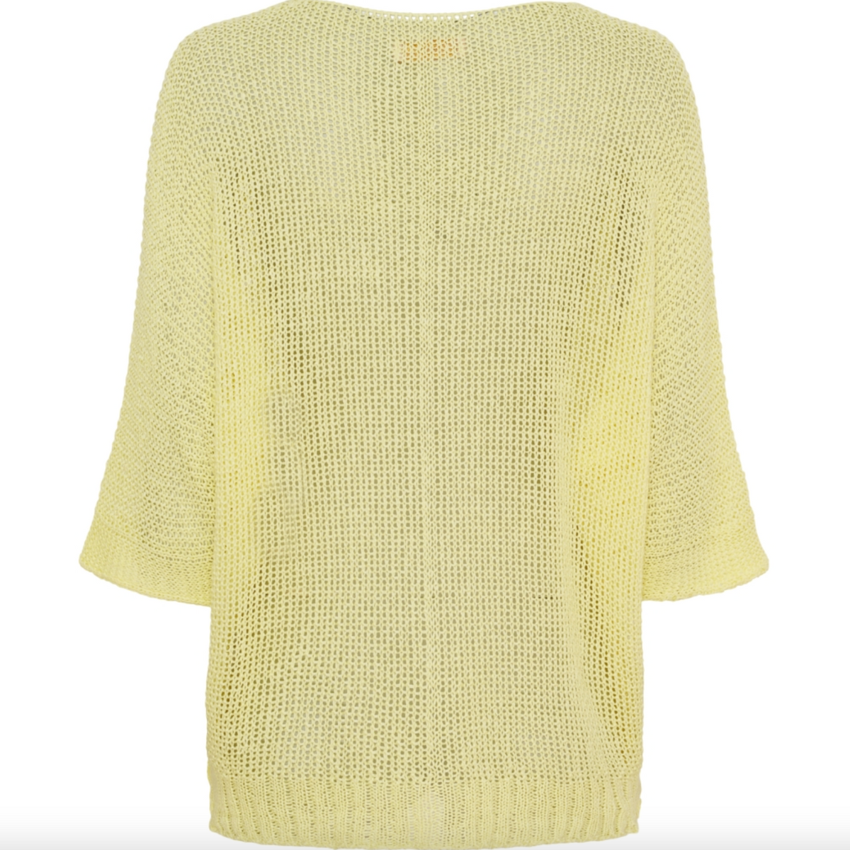 Pull en maille Minna jaune clair