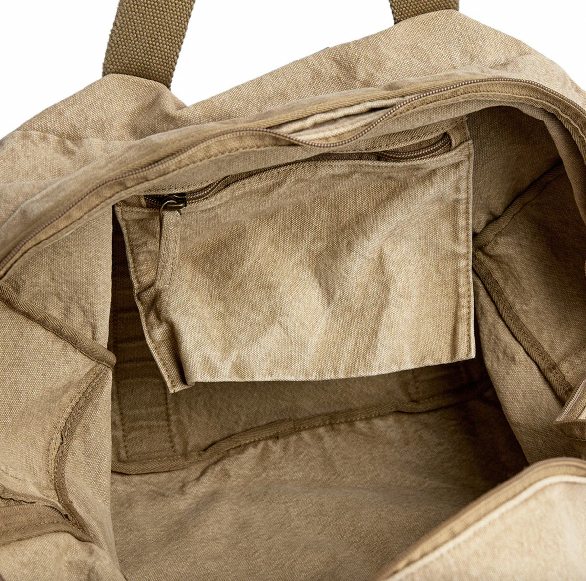 Sac week-end Toledo en coton - Sable