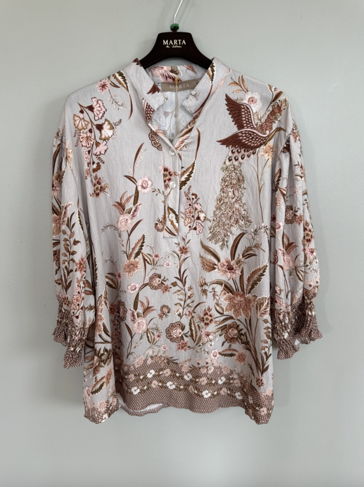 Blouse chemise Melisande - gris