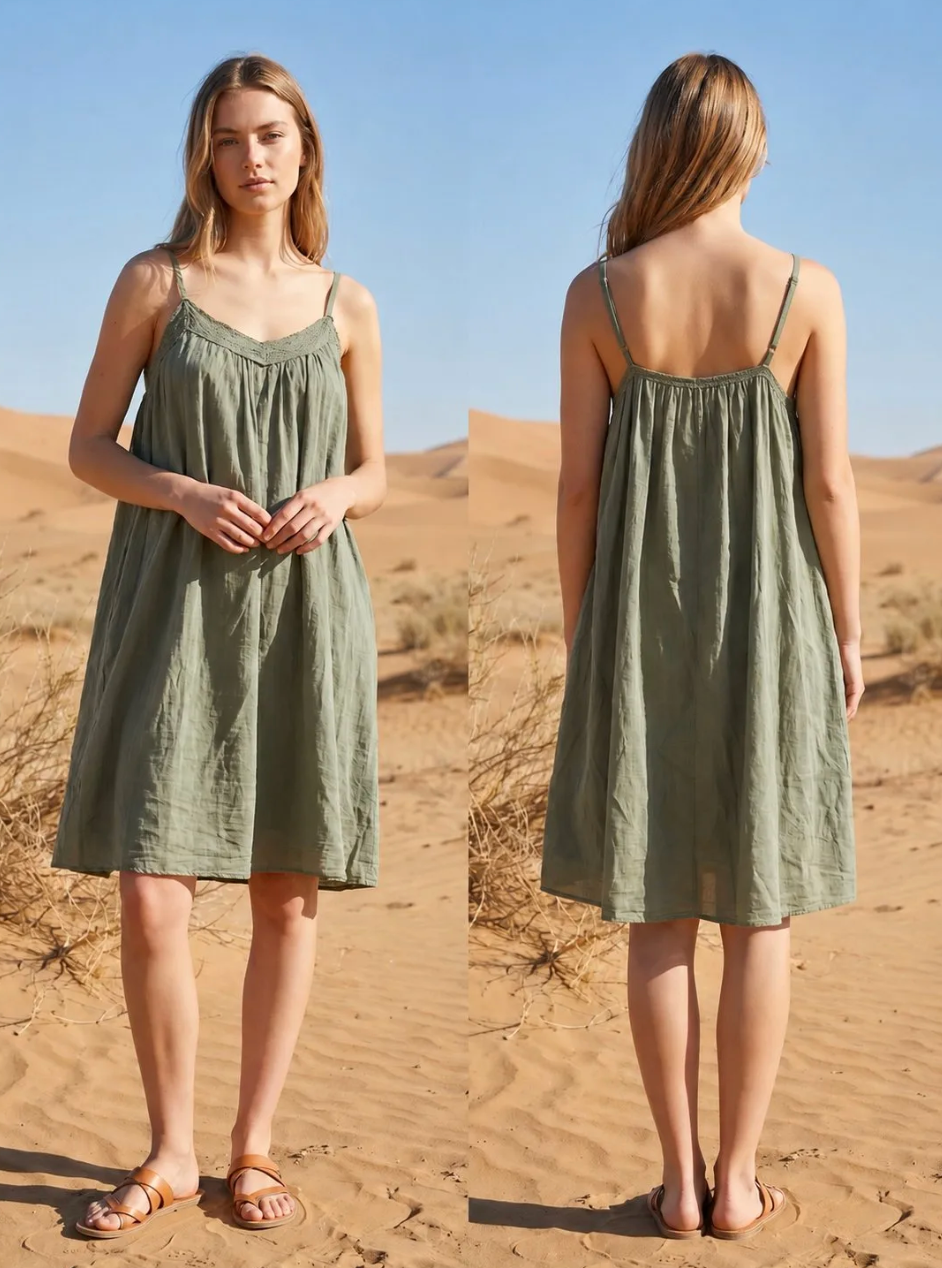Robe Nola - kaki
