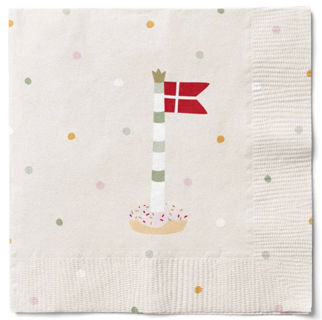 Serviettes à motif drapeau - 20 pièces