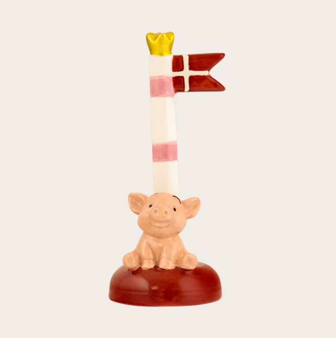 Drapeau en céramique – Cochon 14 cm