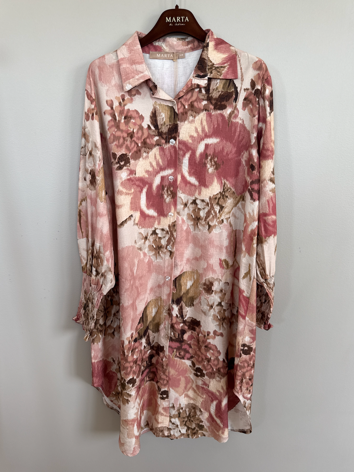 Robe Begonia - vieux rose