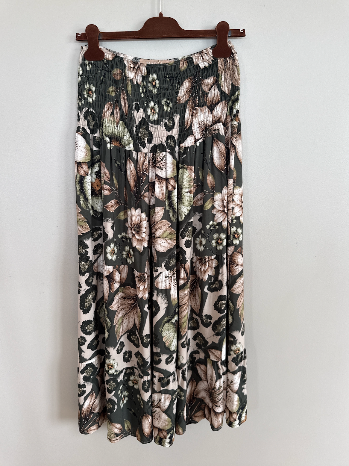 Jupe flower military
