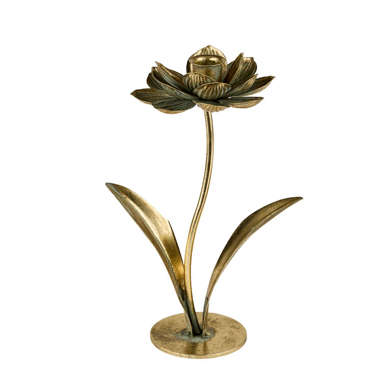 Bougeoir golden flower