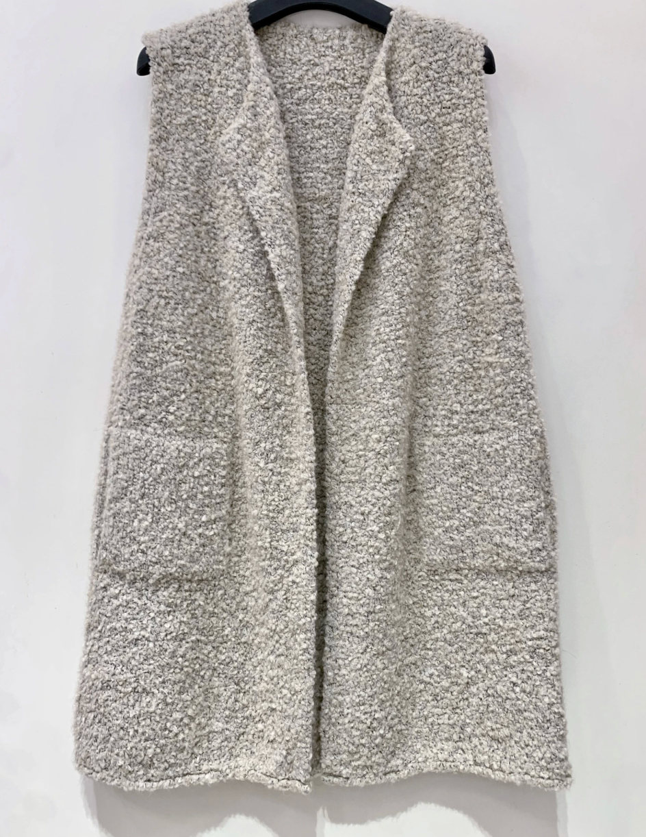 Veste en bouclé - Beige