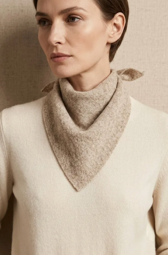 Foulard Taupe