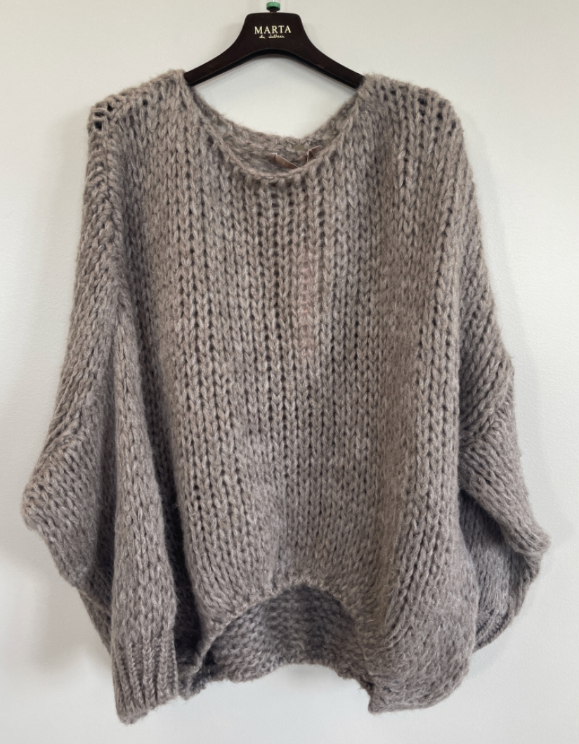Pull en maille Lumina fango
