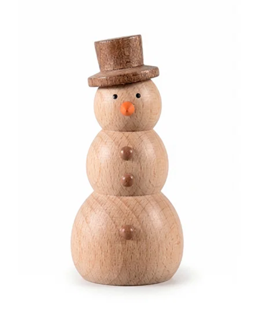 Bonhomme de neige - wood – figurine décorative