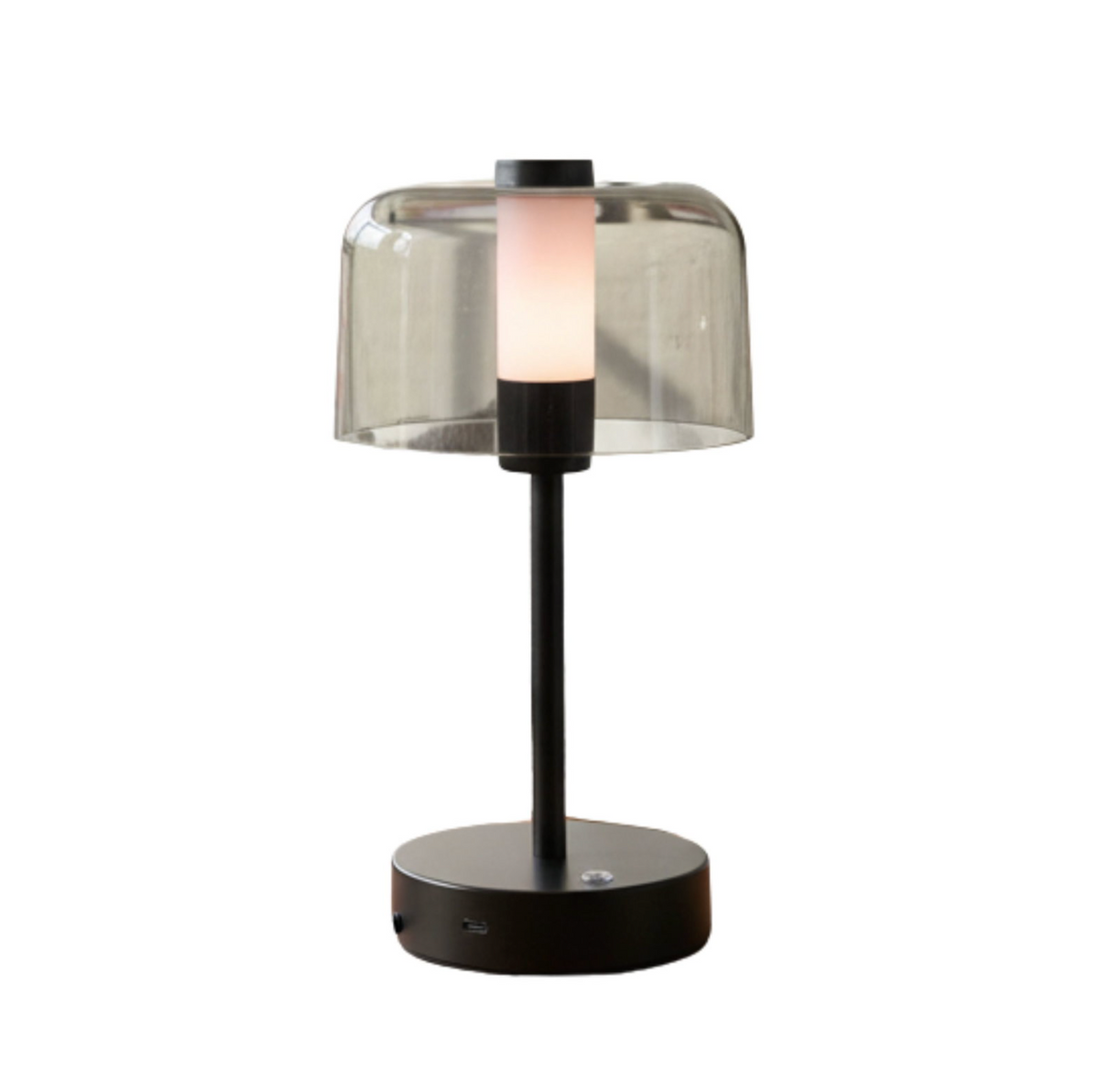 Lampe de table rechargeable – noire