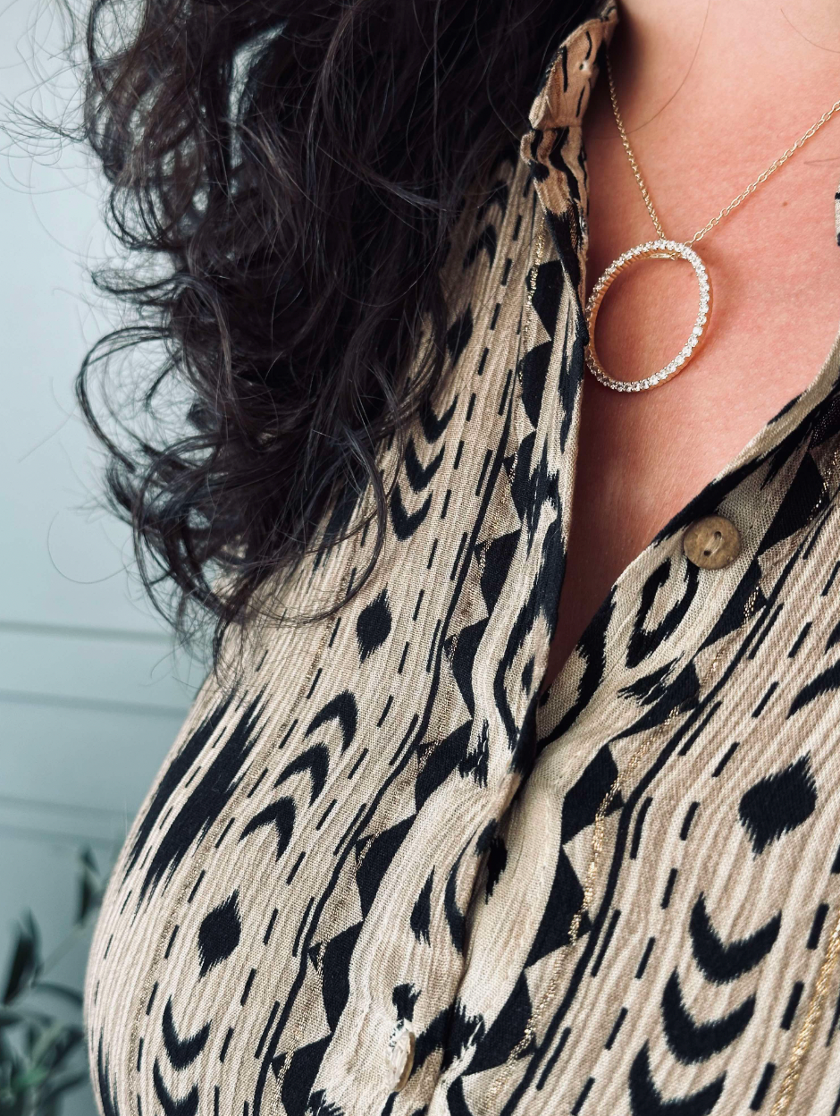 Collier Kendal plaqué or 14 carats