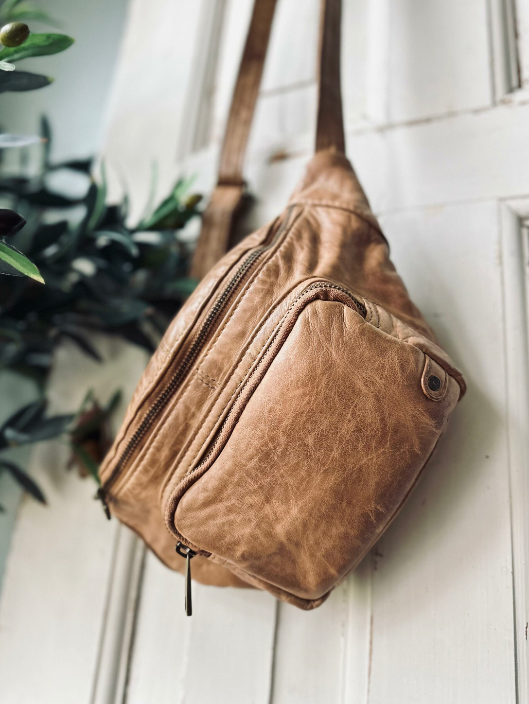 Banane au look vintage - Camel