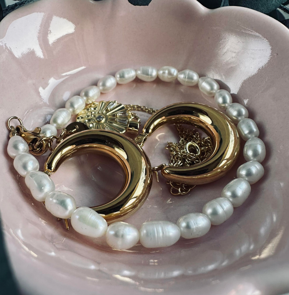 Bracelet Beate plaqué or - Étanche