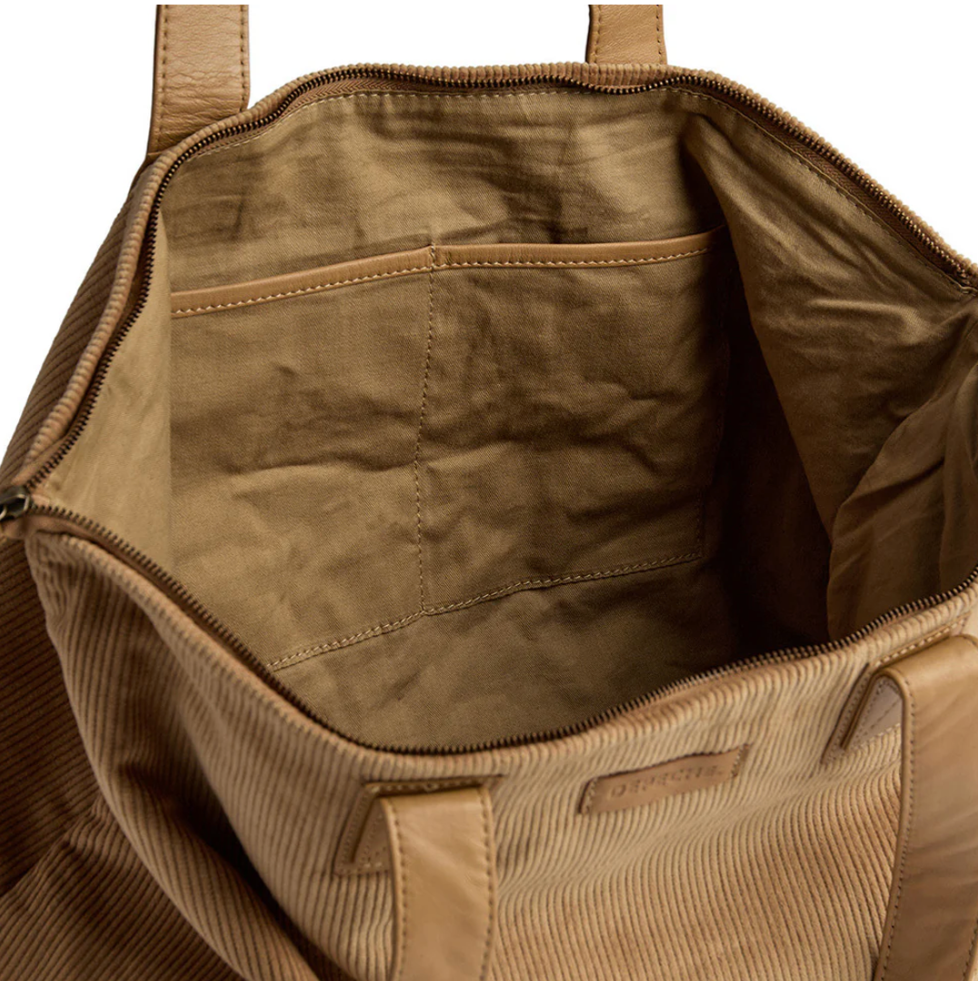 Shopper Velours - Tan