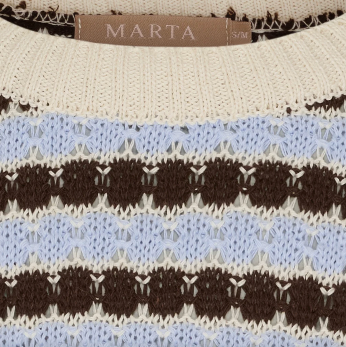 Pull en maille Nivelle blue