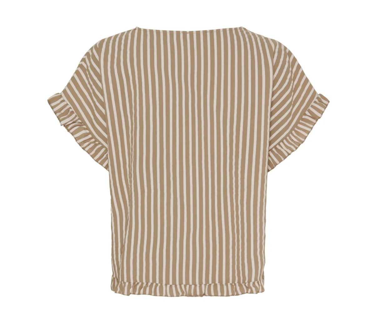 Bluse Camello strib - VIAMAJA.DK