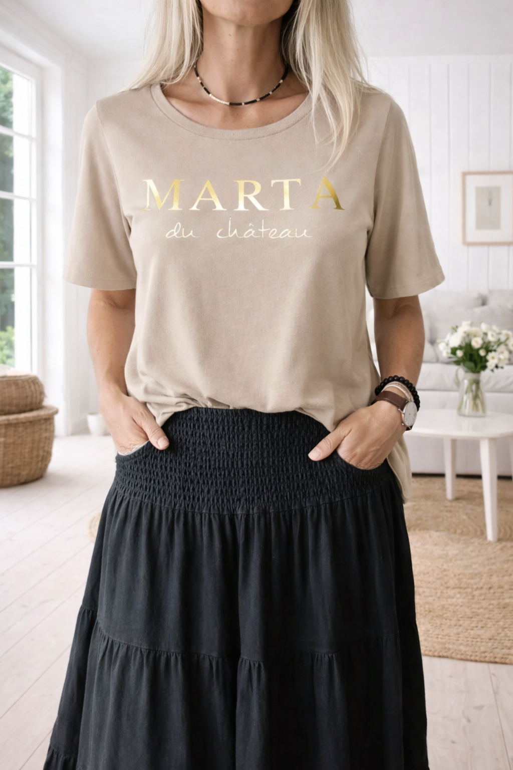 T-shirt Marta Sable