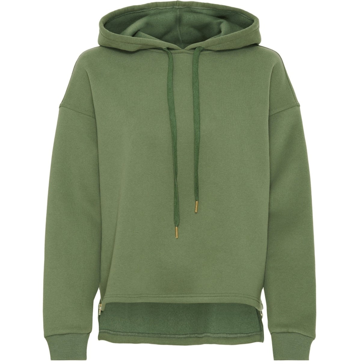 Hoodie Green Lux - VIAMAJA.DK