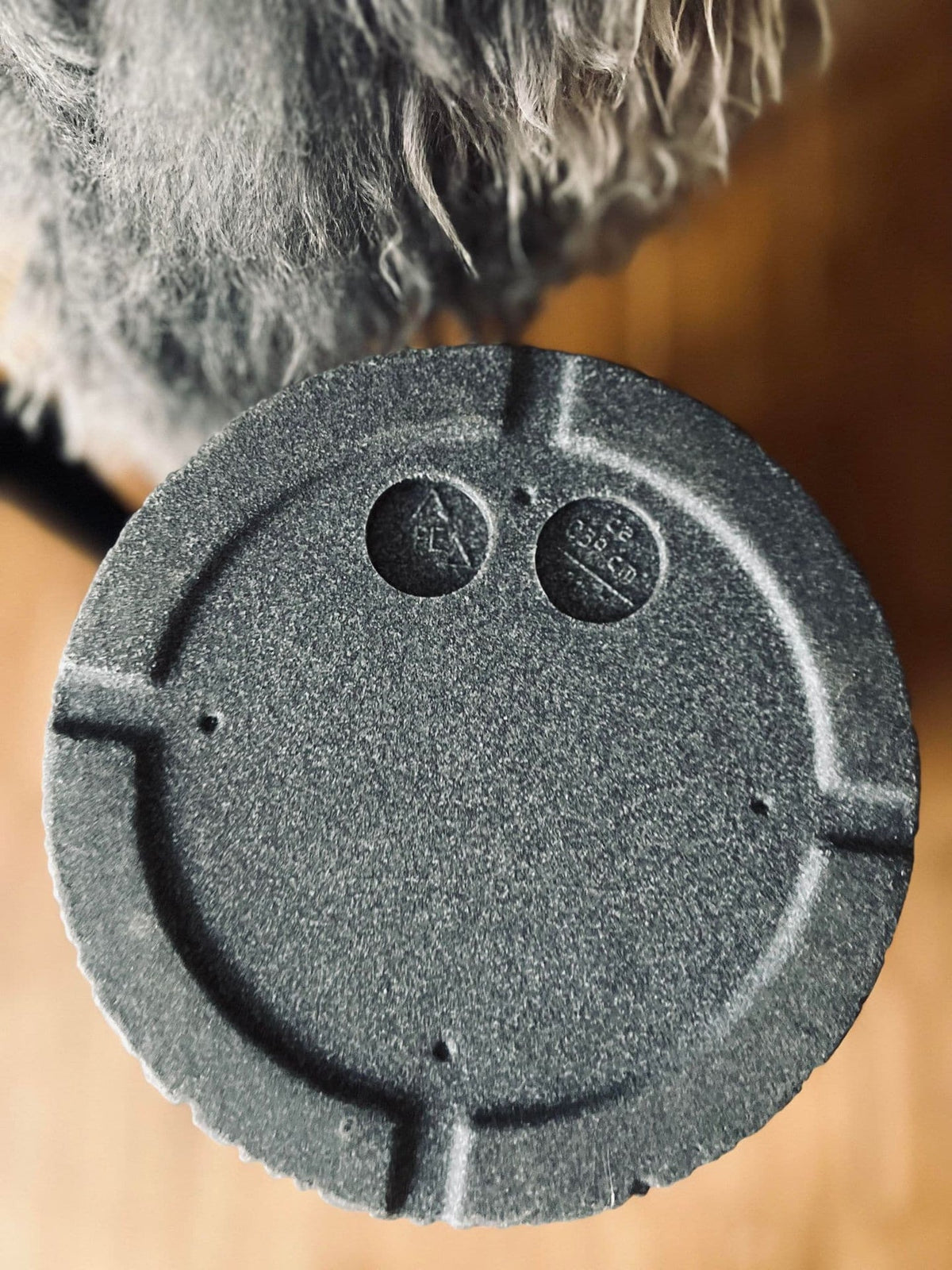Krukke i plast - Vandret mønster - Koks H 60 cm - VIAMAJA.DK