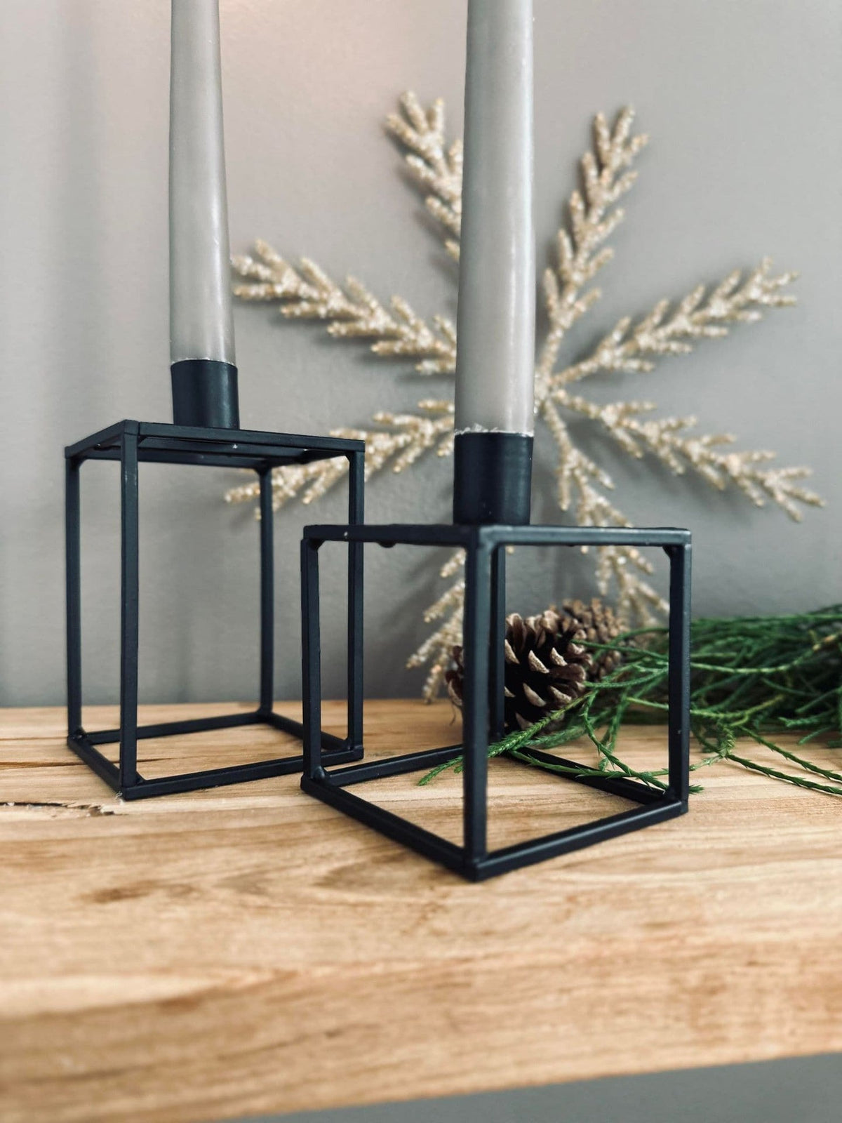 Lysestage Black Nora small - VIAMAJA.DK