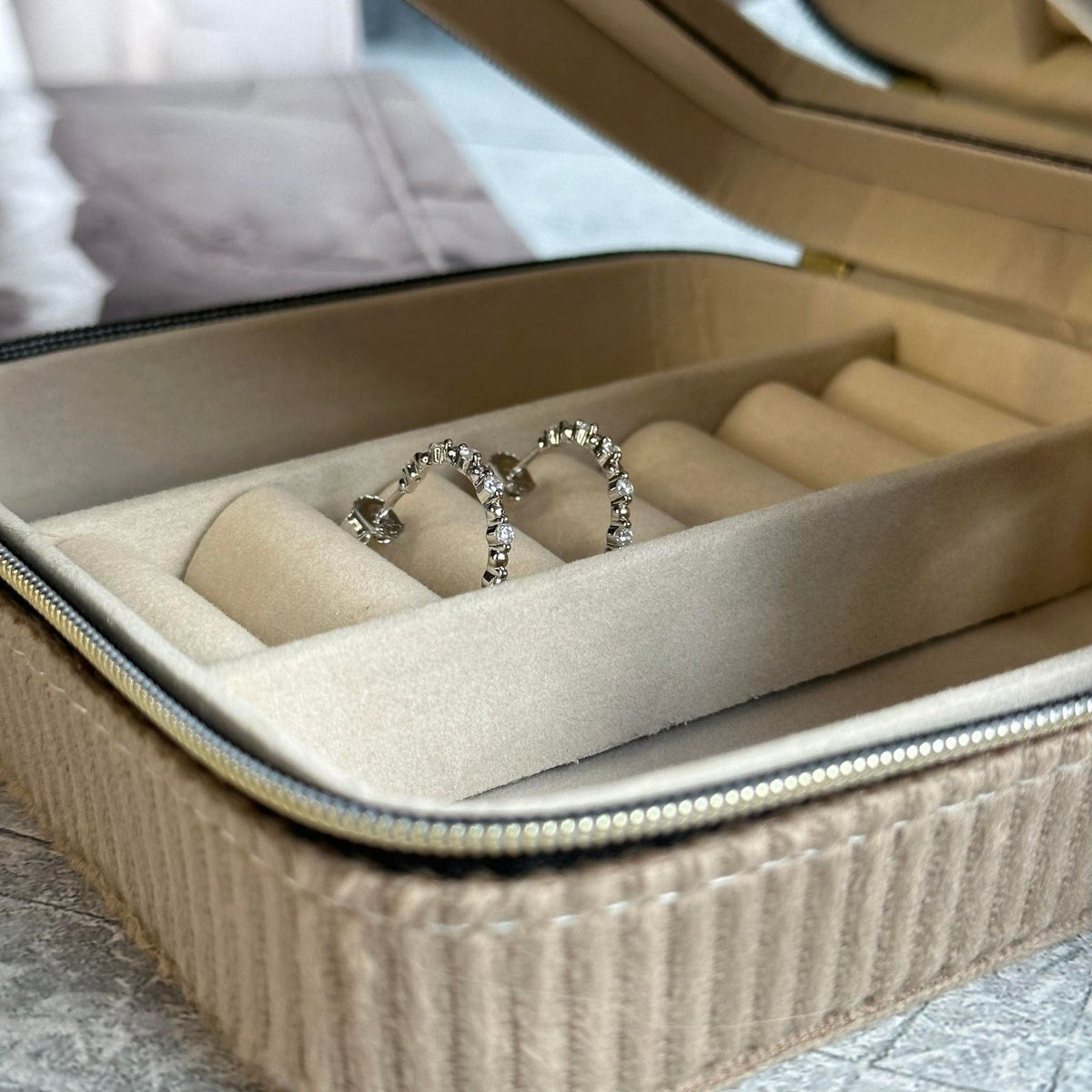 Øreringe Celine Silver 18K forgyldt - VIAMAJA.DK