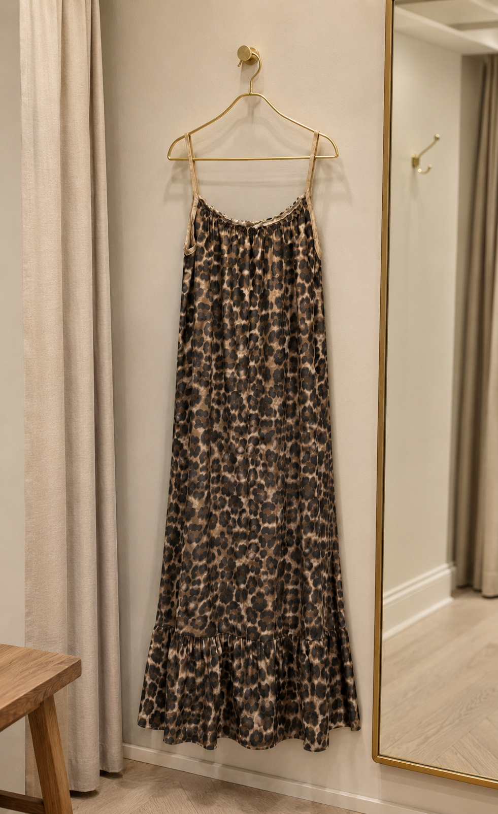 Robe Luliana Leo camello