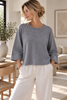 Pull à manches 3/4 - Grey