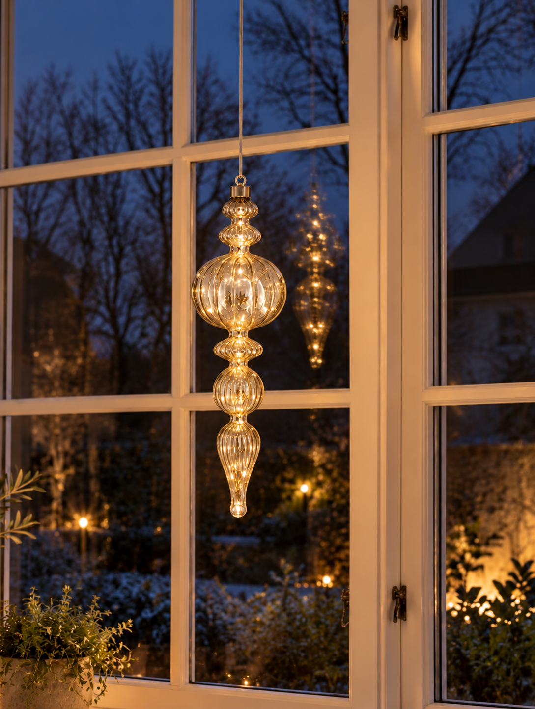 Goutte avec lumière LED - à suspendre