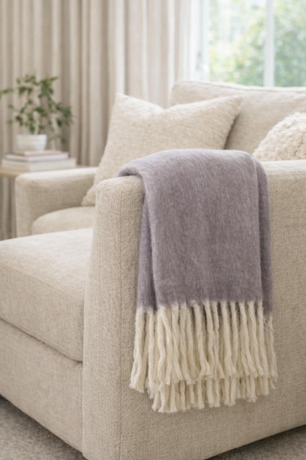 Joli plaid chaud – Lavande