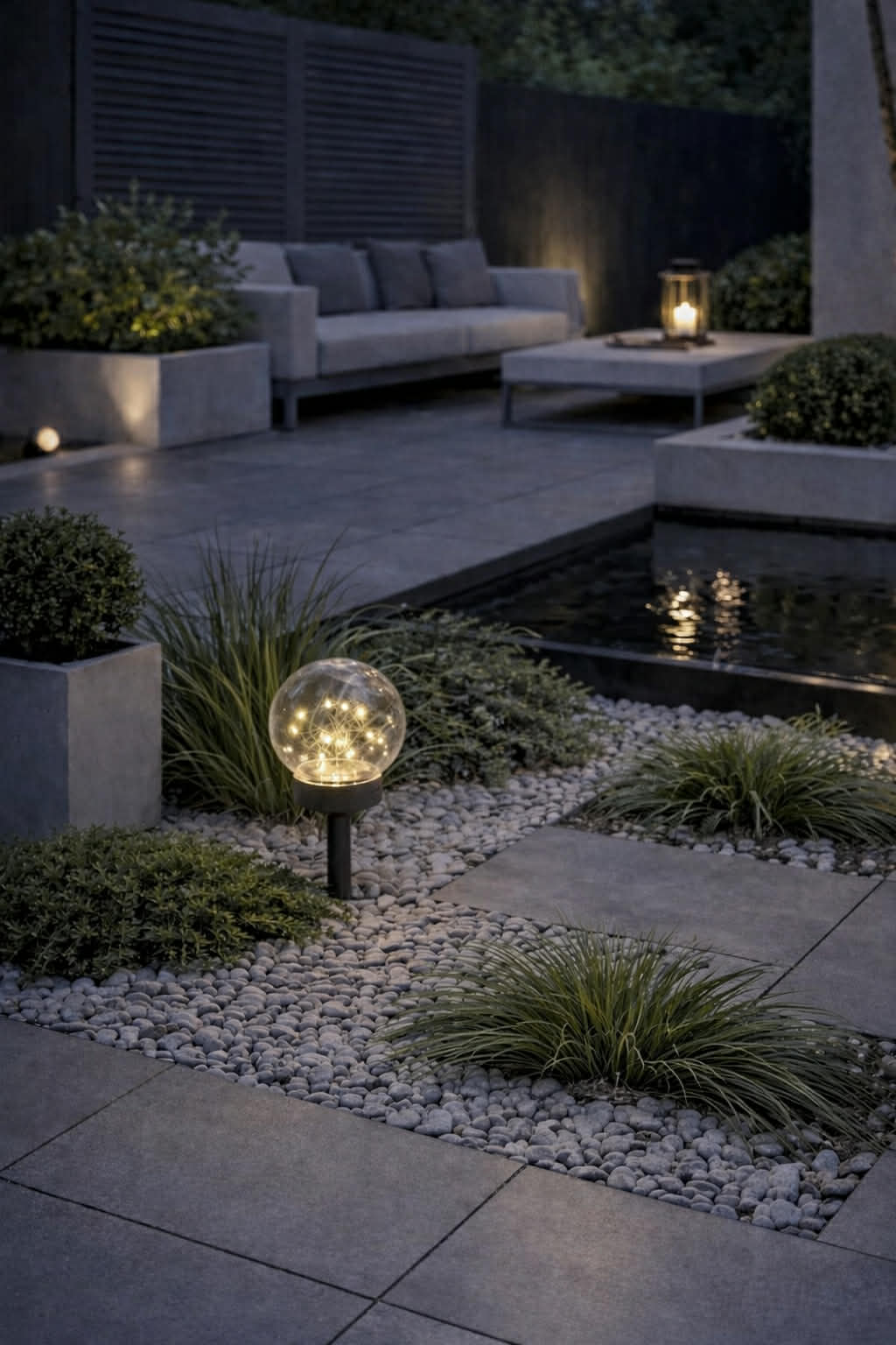 Boule avec 20 LED – Solar