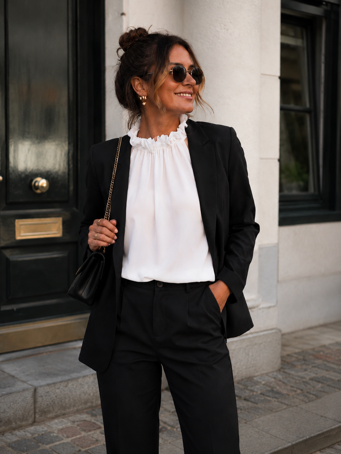 Top blouse Lucina - White