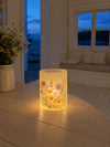 Lampe FLORA - Violet / rose