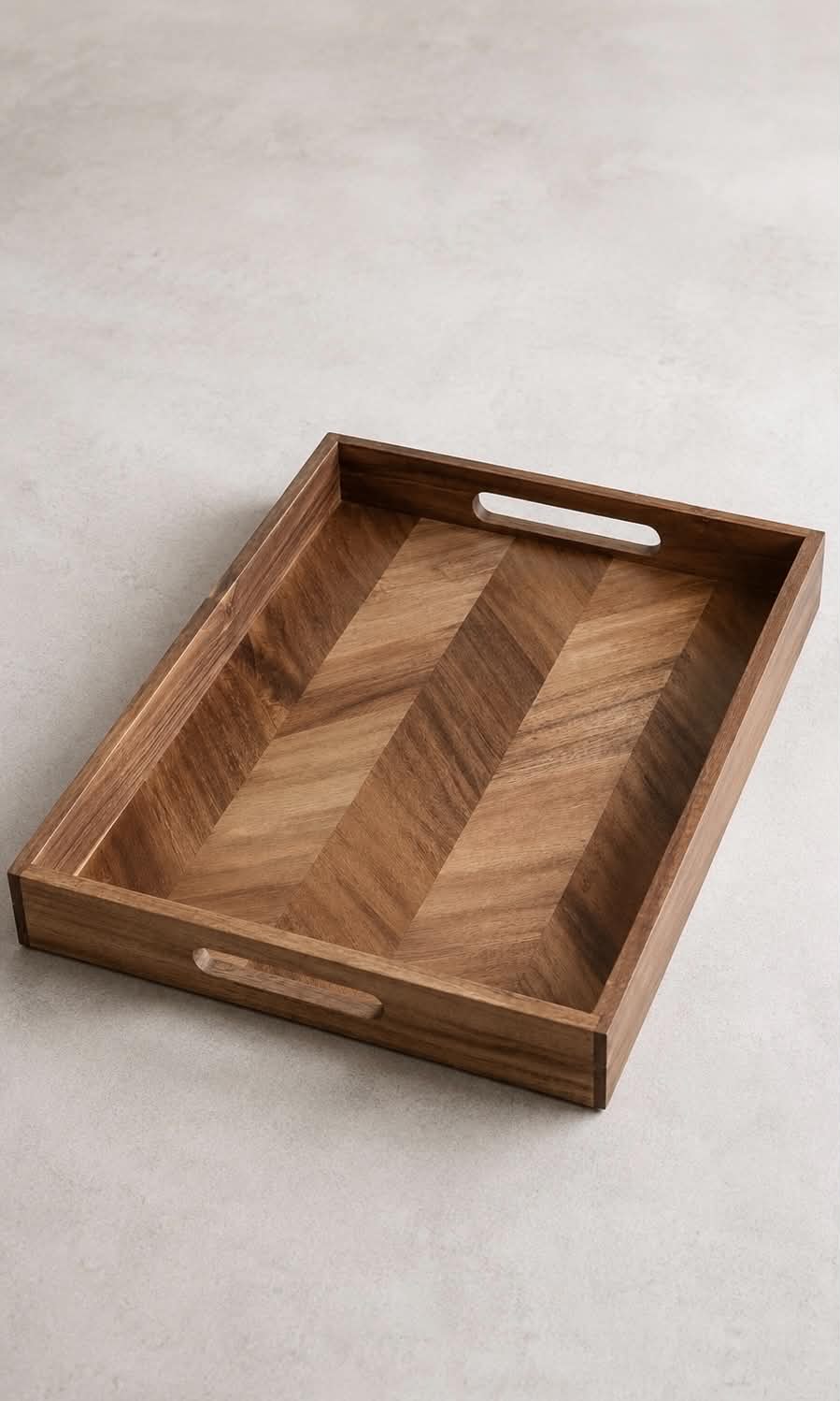 Plateau chevrons - 39X28 cm