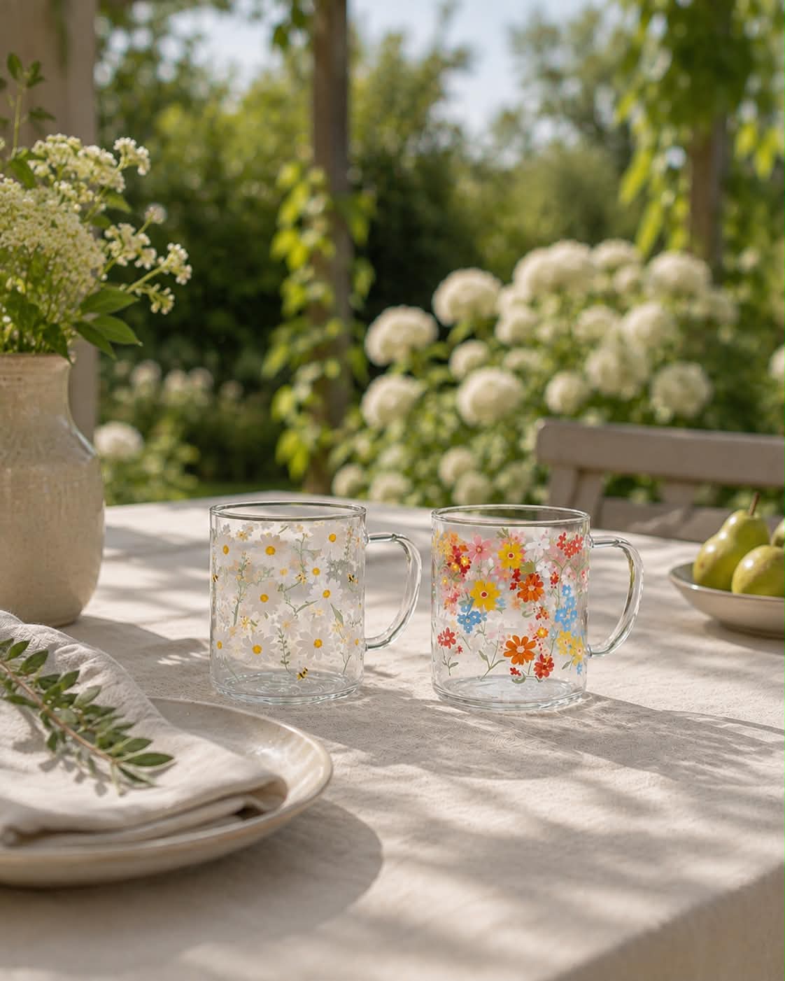 Tasse en verre Summer - Color mix