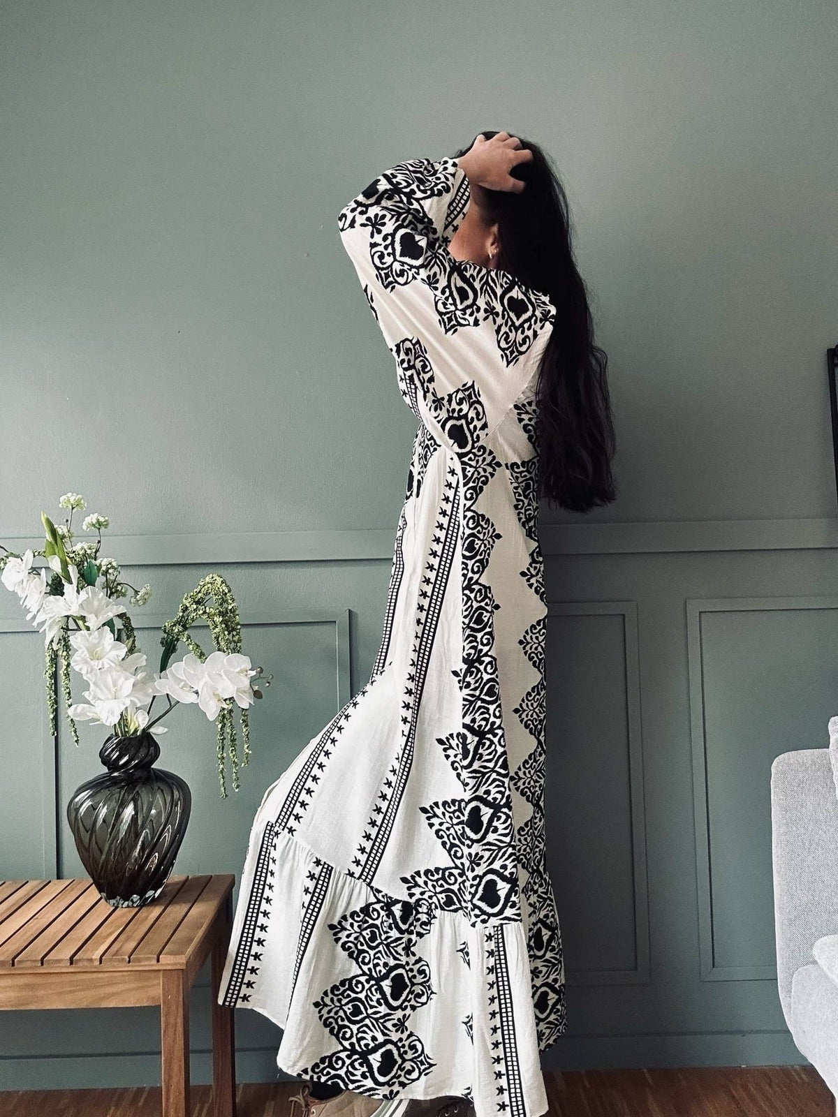 Robe Beige - Coton bohème