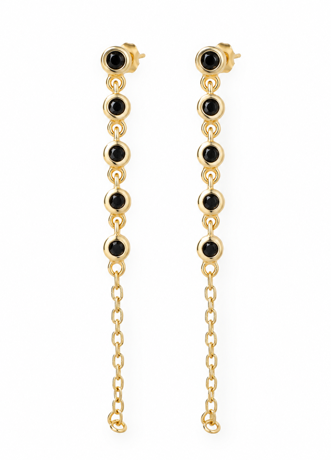Boucles d’oreilles Kylie plaquées or en argent sterling